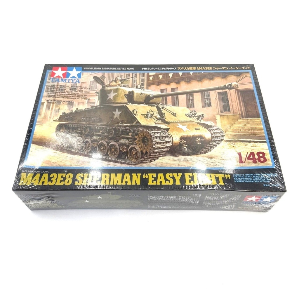 Tamiya 32595 M4A3E8‎ Sherman 'Easy Eight' 1/48 Scale Plastic Model Kit